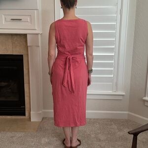 Ralph Lauren Coral Midi Dress
